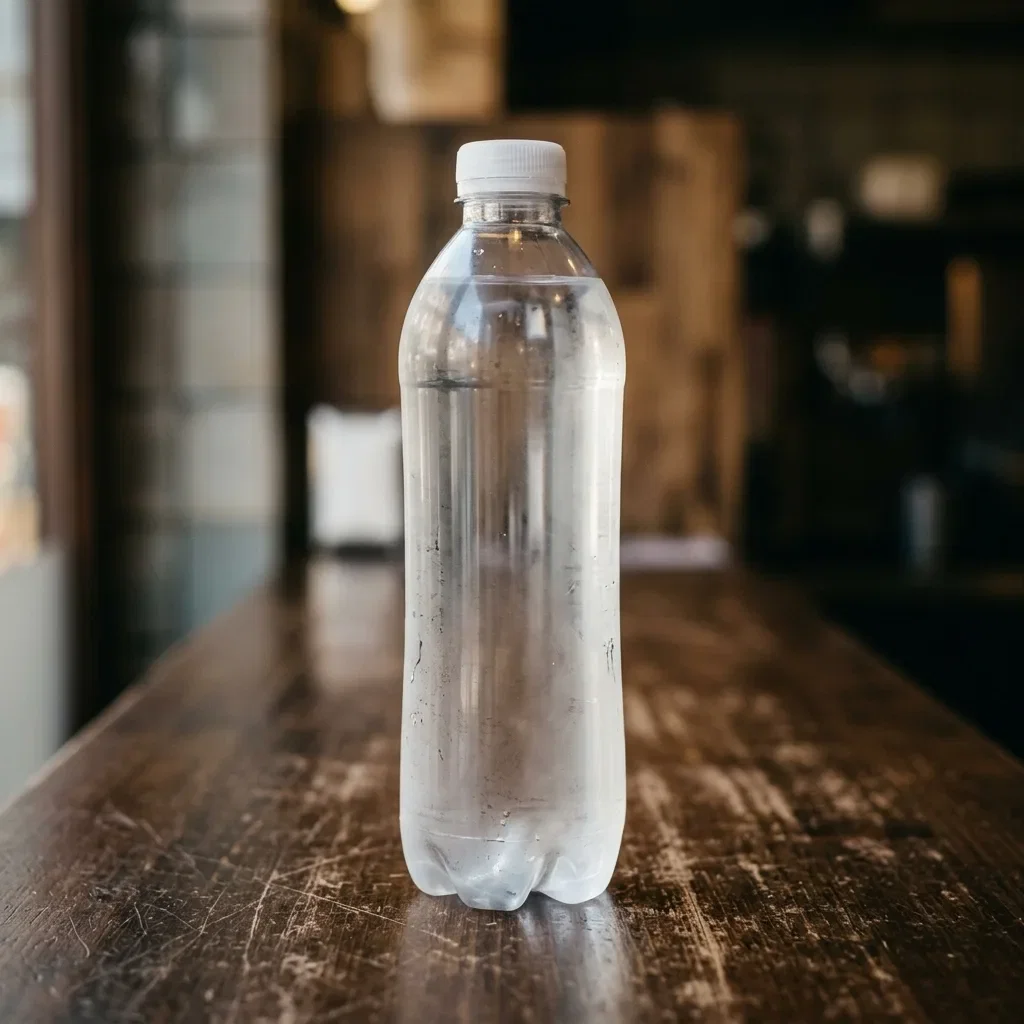 Plat water fles