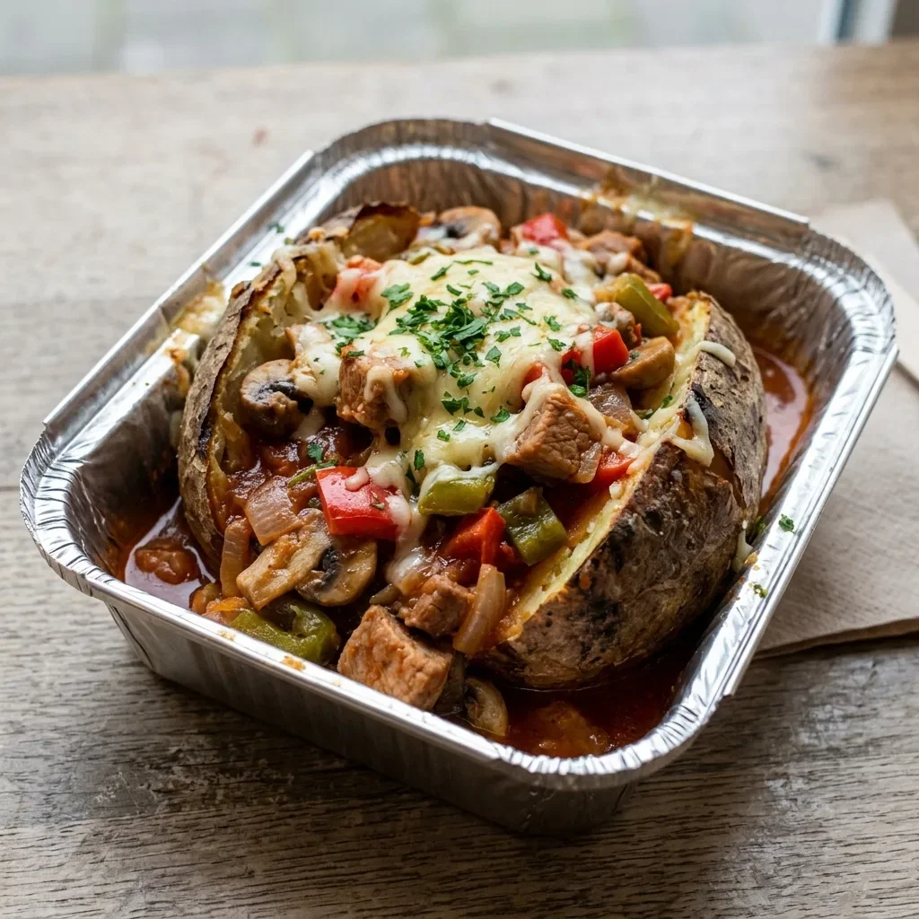 Baked potato varken special