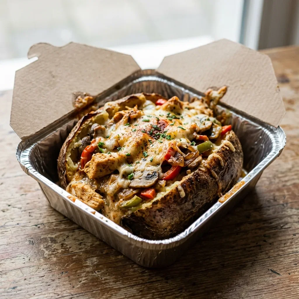 Baked potato kip special