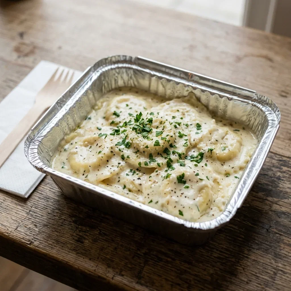 Ravioli al crema