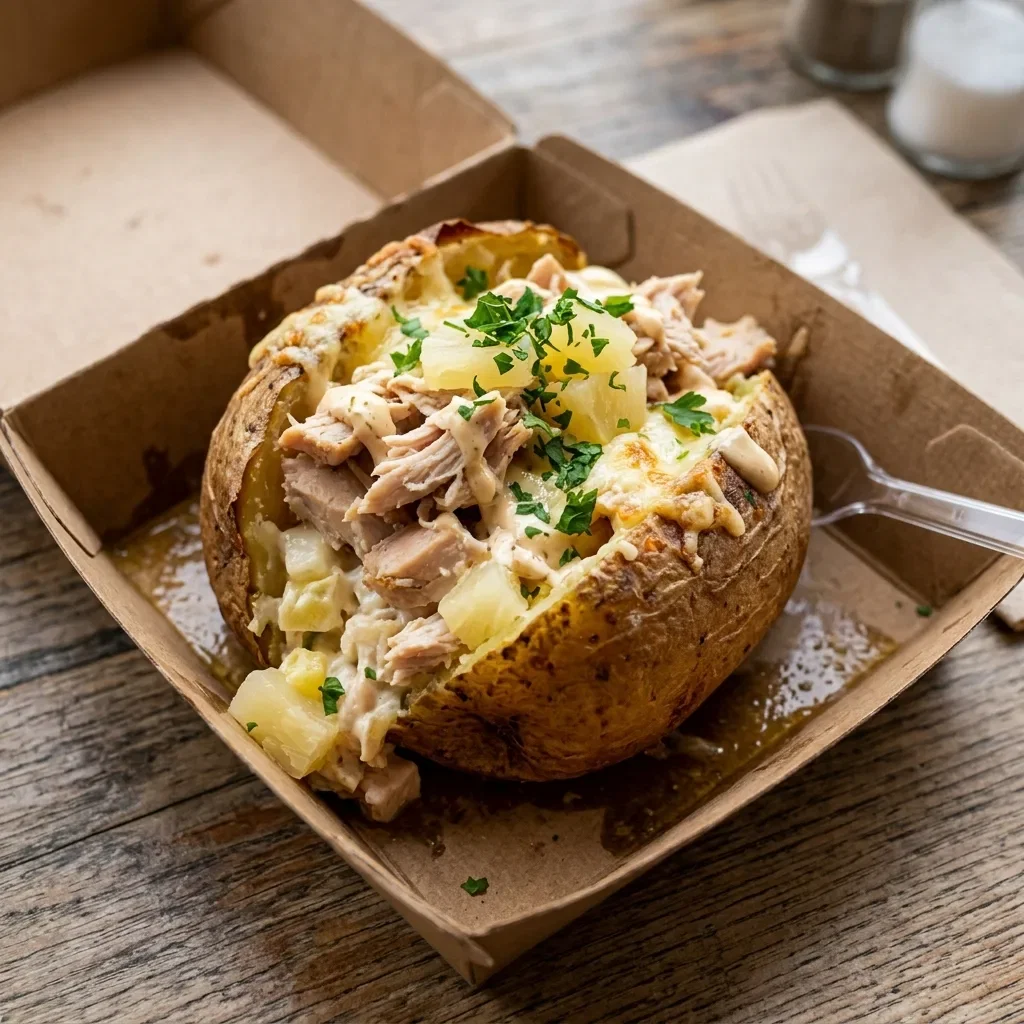 Baked potato kip hawaï