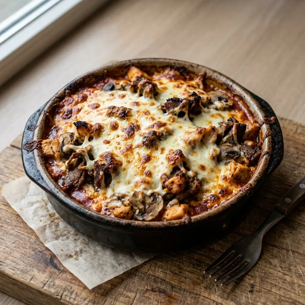 Ovengerecht mozzarella