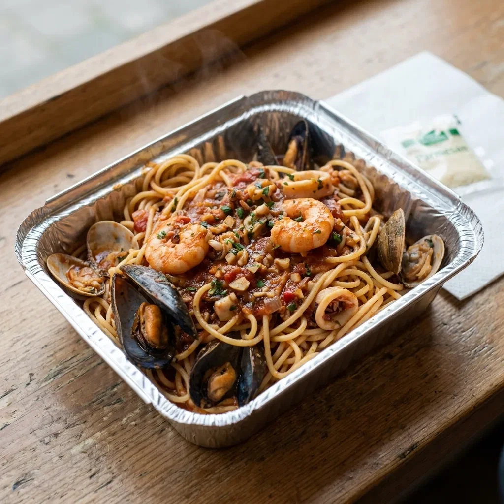 Pasta frutti di mare