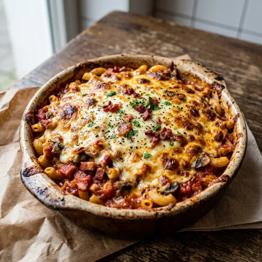 Pasta bacon