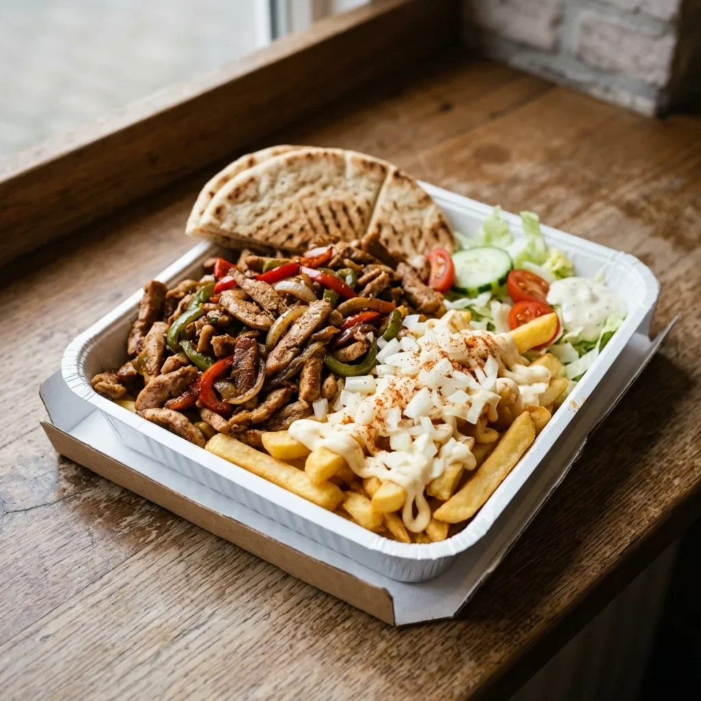 Pita schotel varkensvlees speciaal
