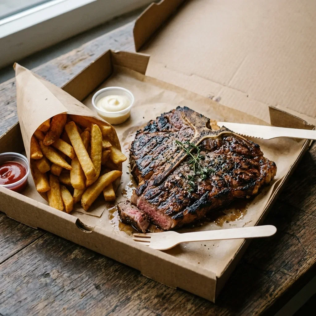 T bone black angus 550gr