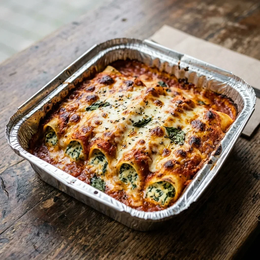 Cannelloni ricotta e spinaci