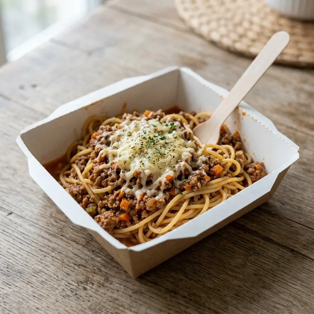 Kinderspaghetti bolognese