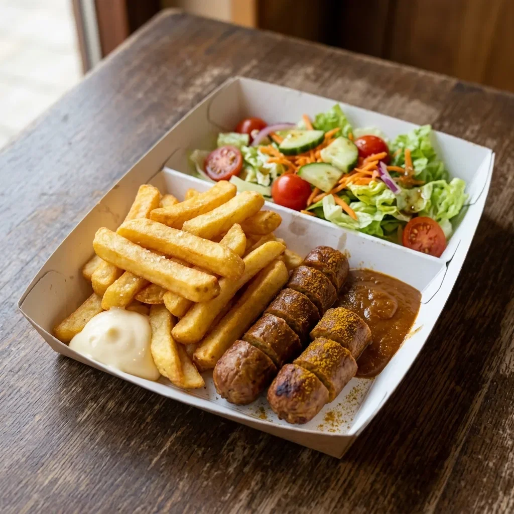 Kinderschotel curryworst