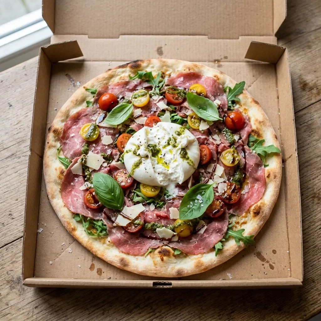 Carpaccio & bella burrata