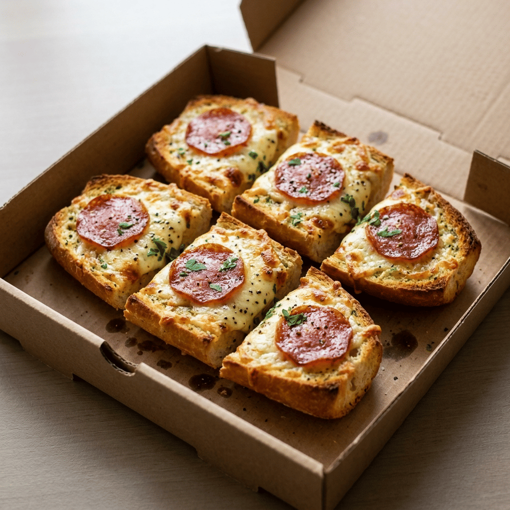 Lookbrood met kaas en salami