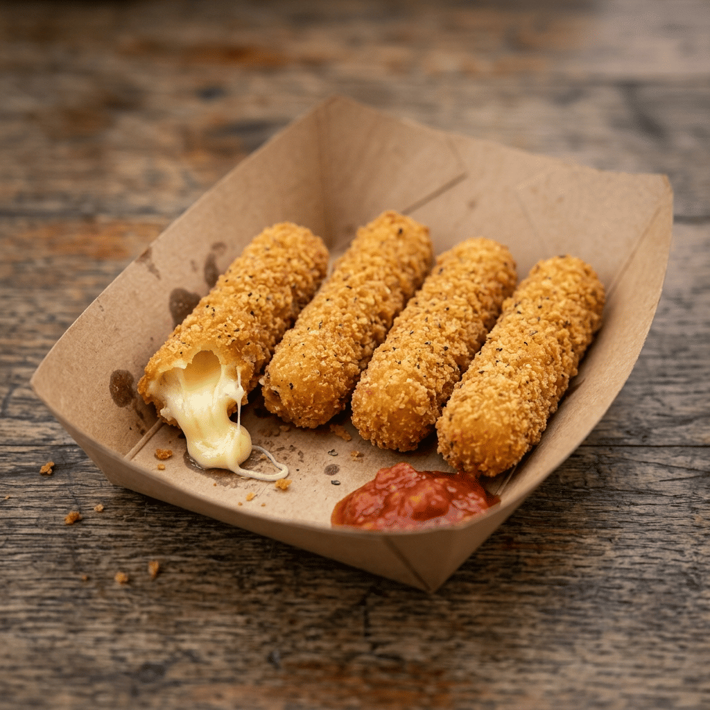 Mozzarella sticks 4 stuks