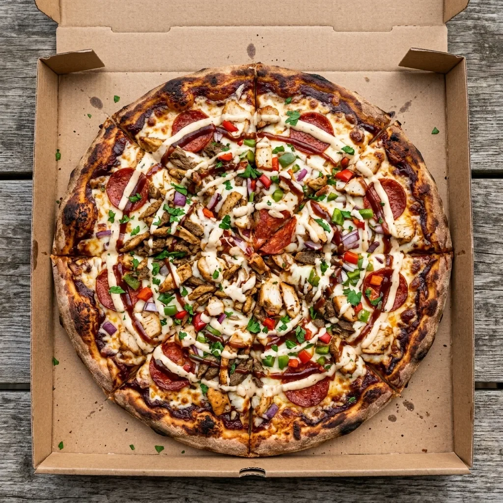 Bbq meat chicken large