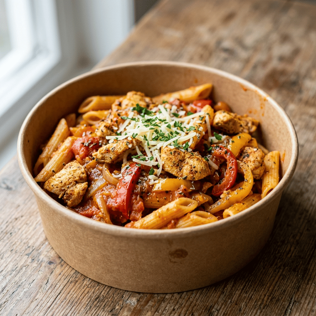 Pasta pollo