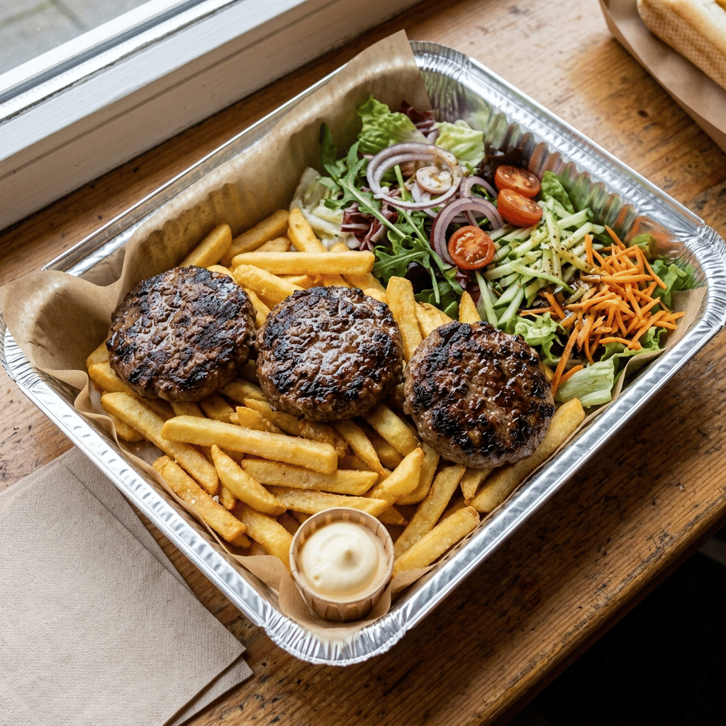 Schotel hamburger groot