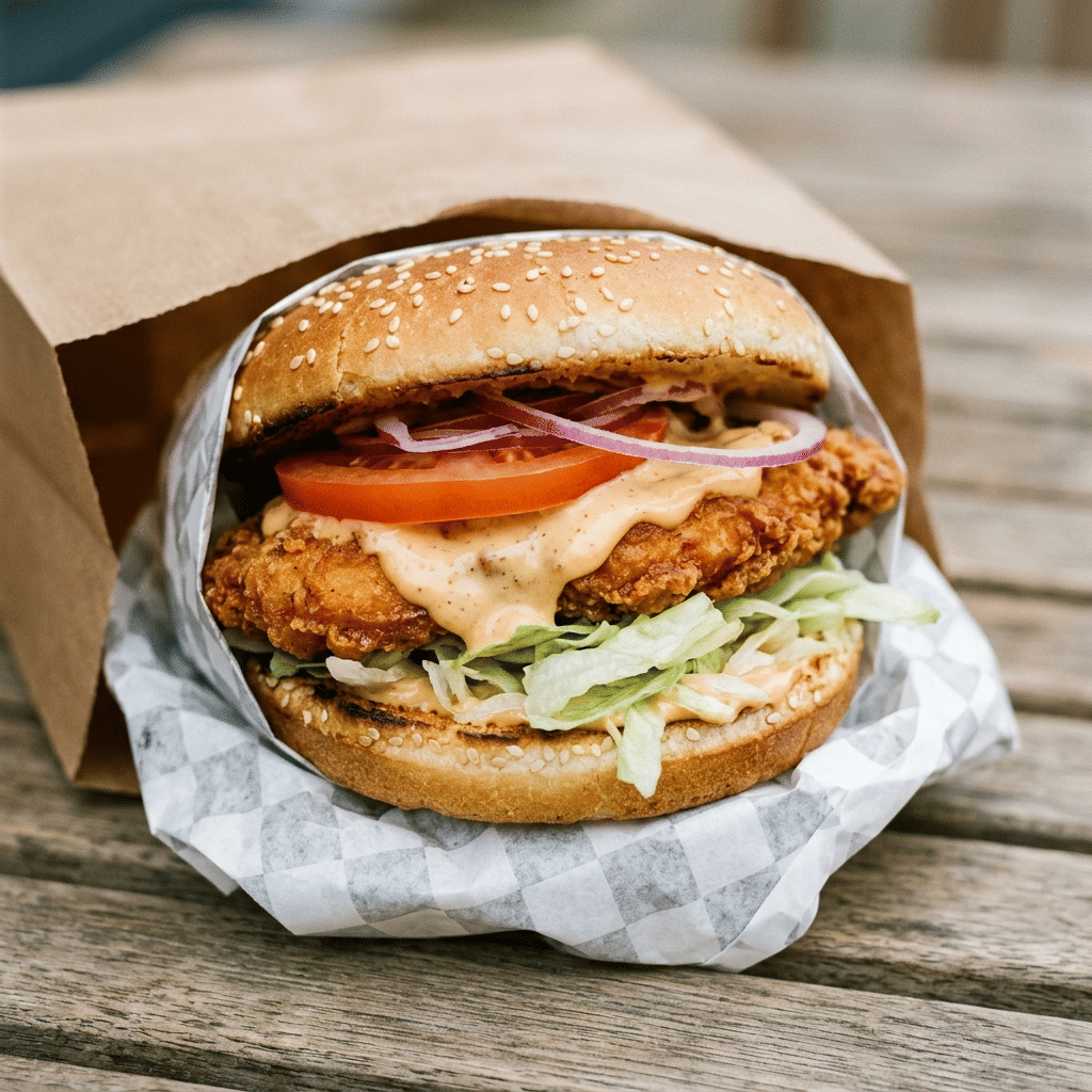 Chicken burger