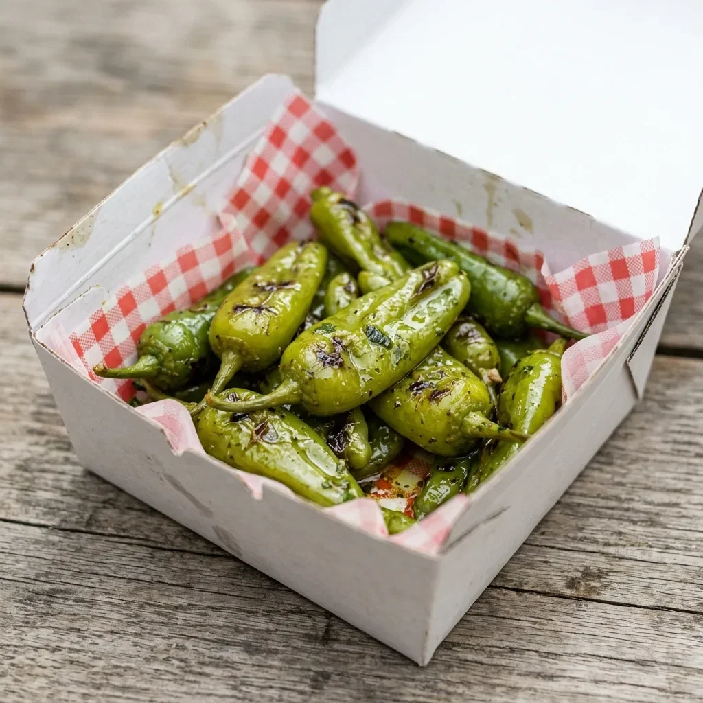 Portie groene pepers