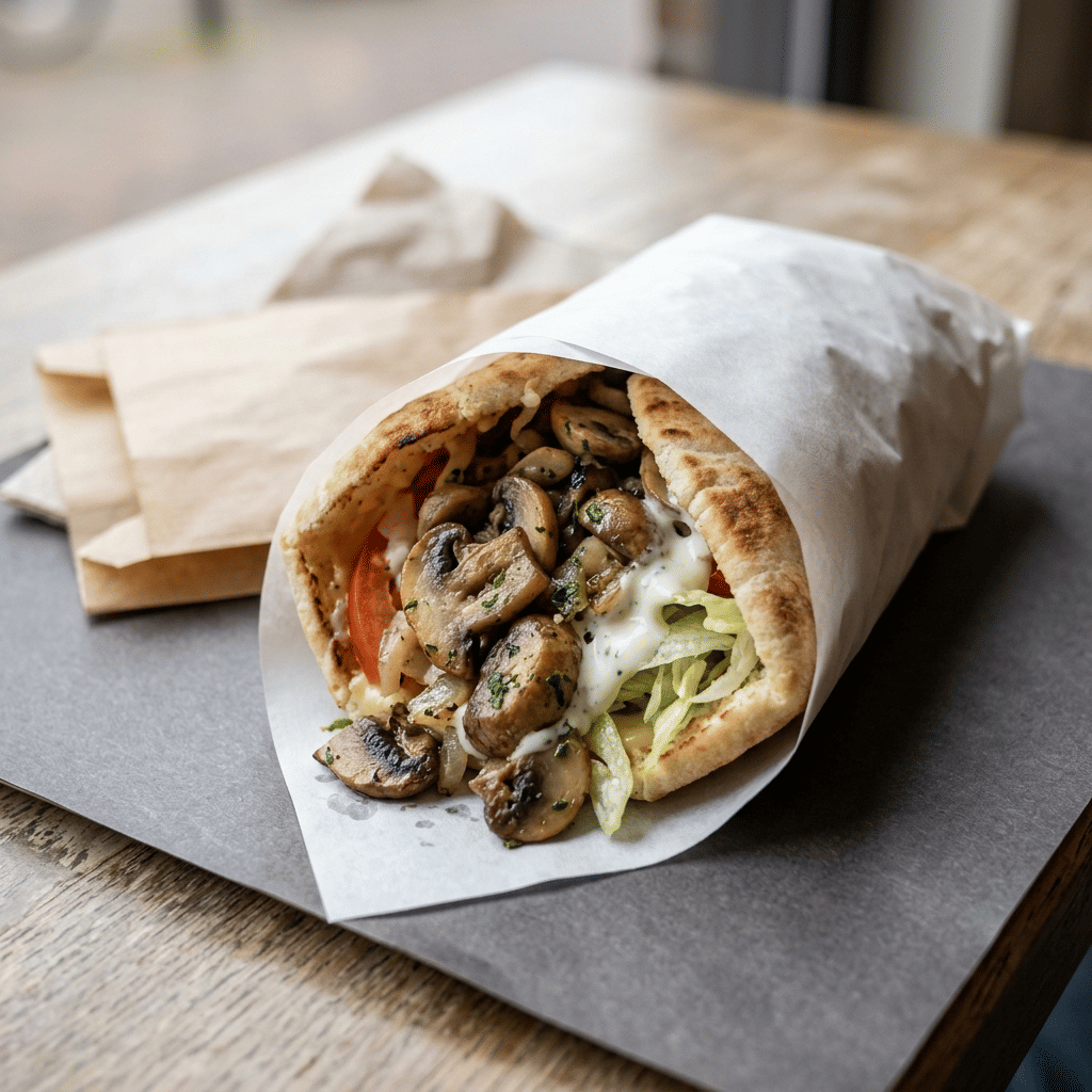 Pita champignons klein
