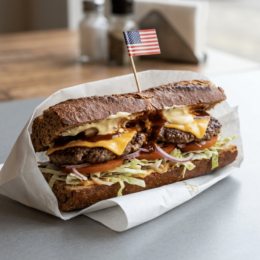 Fransbrood hamburger