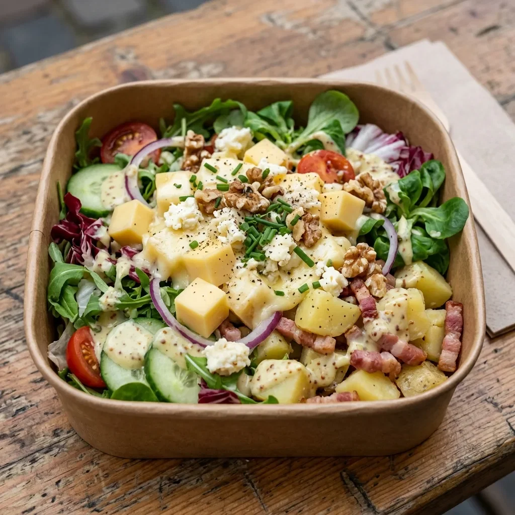 Cheesy salad