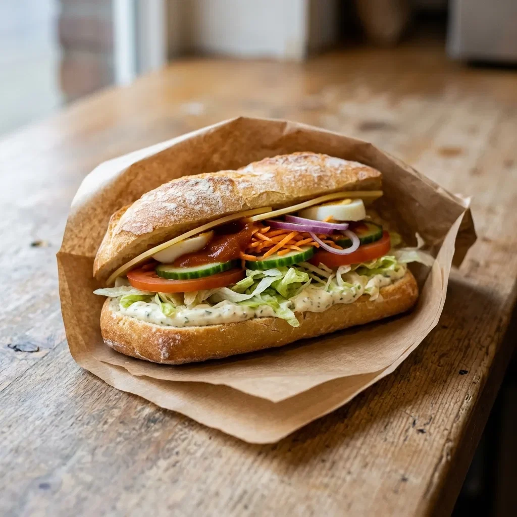 Broodje vegetarisch klein