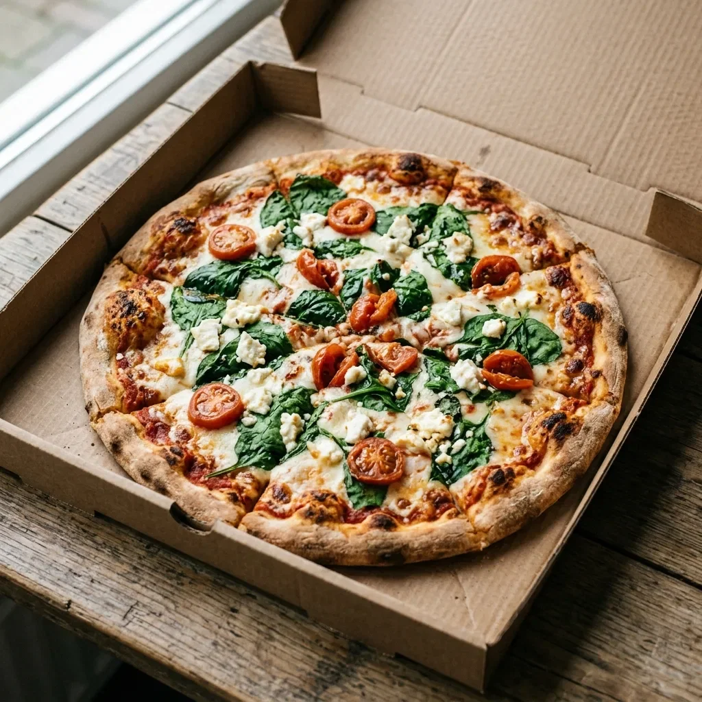Pizza pizza spinazie medium