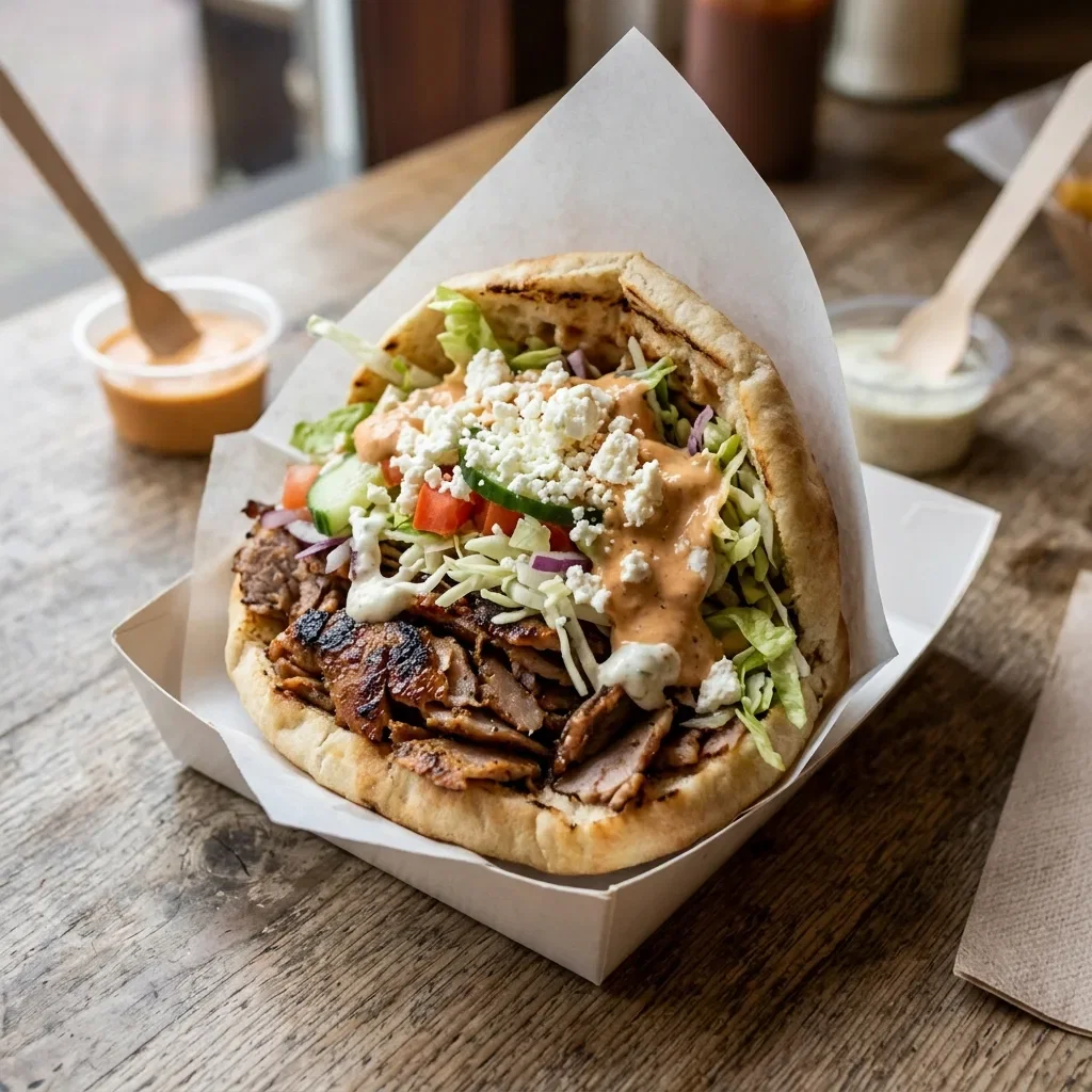 Broodje pita feta groot