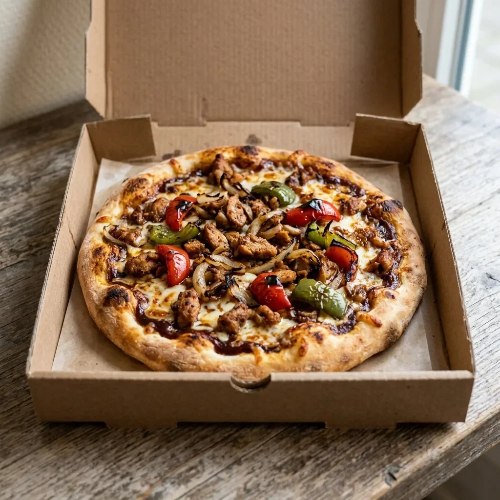 Pizza bbq pita small