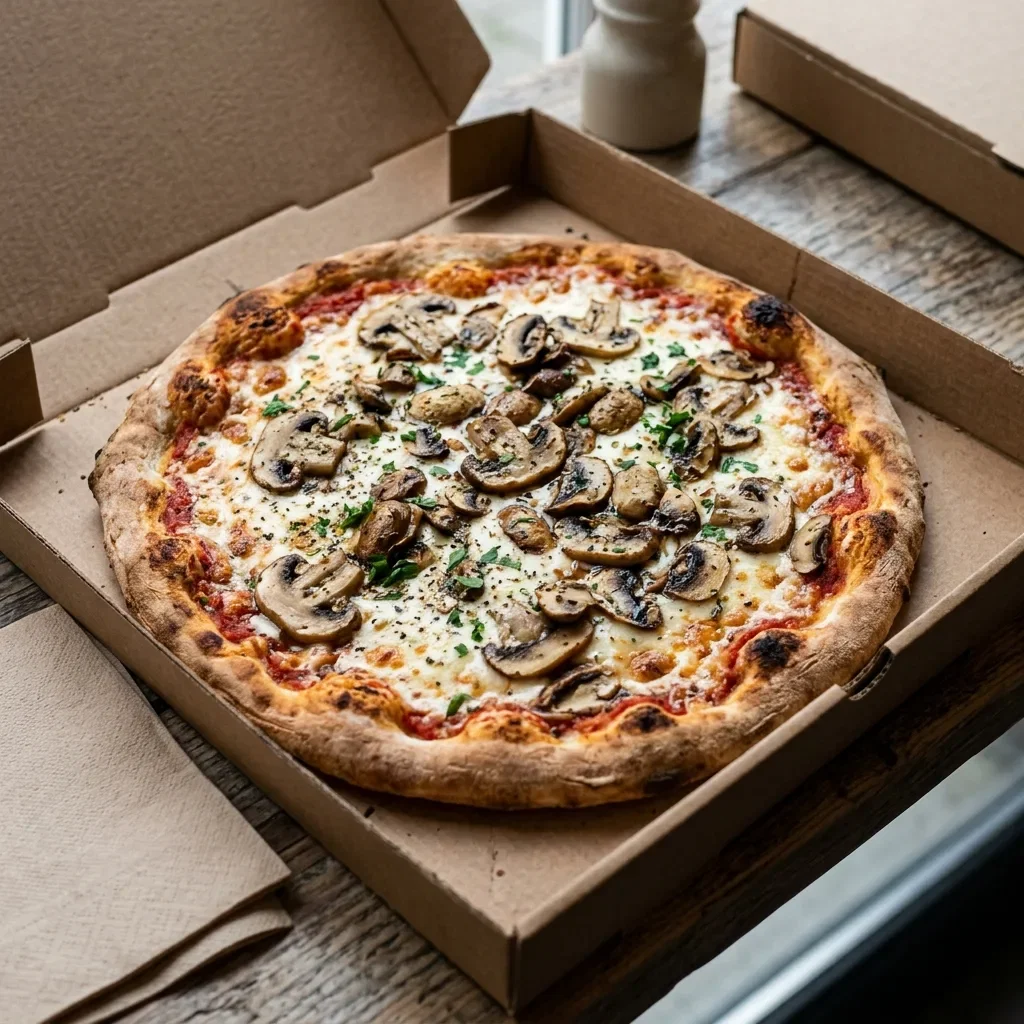 Pizza funghi medium