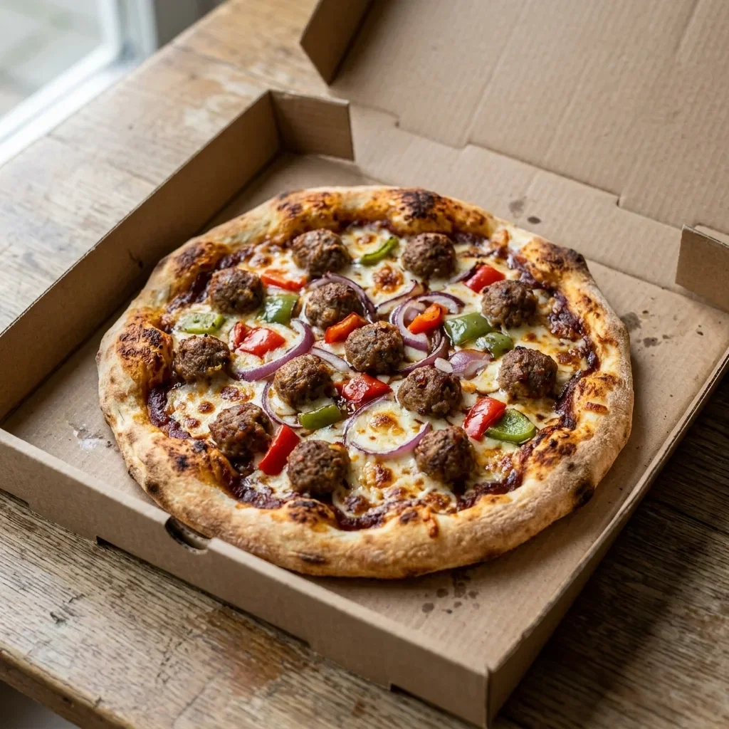 Pizza bbq meatballs small