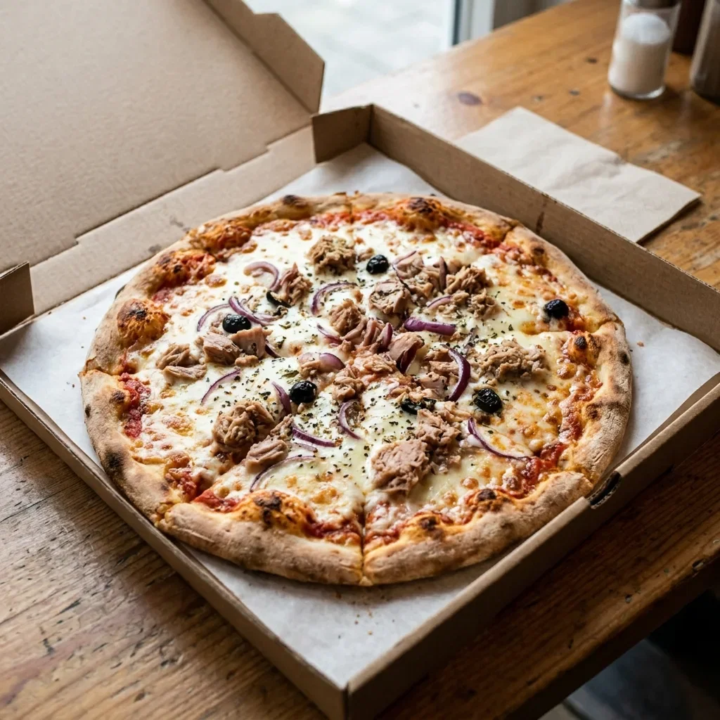 Pizza tonno medium