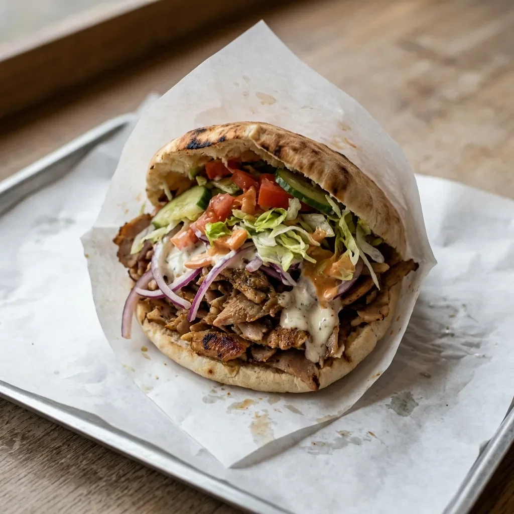 Broodje pita groot