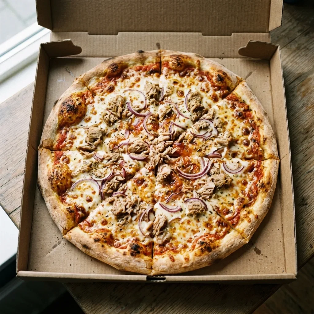 Pizza tonno large