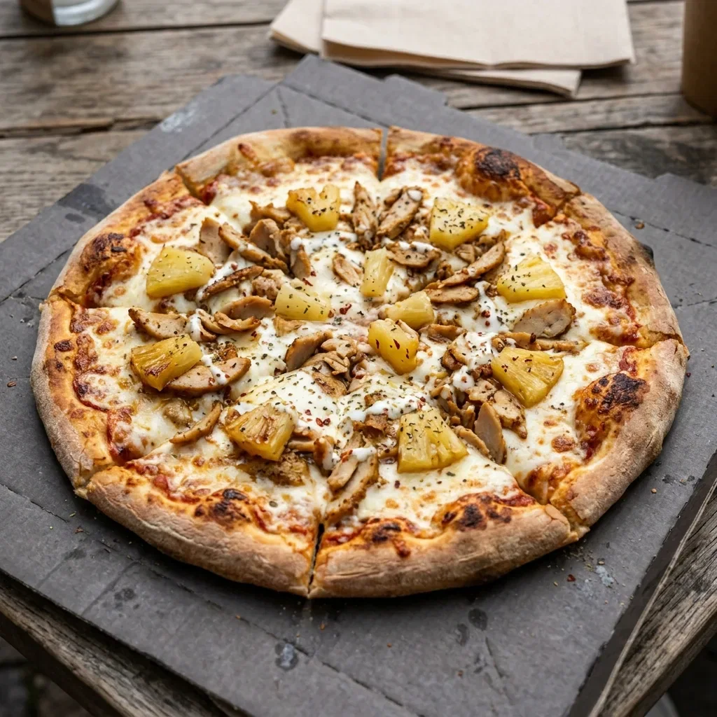 Pizza kebap hawai medium