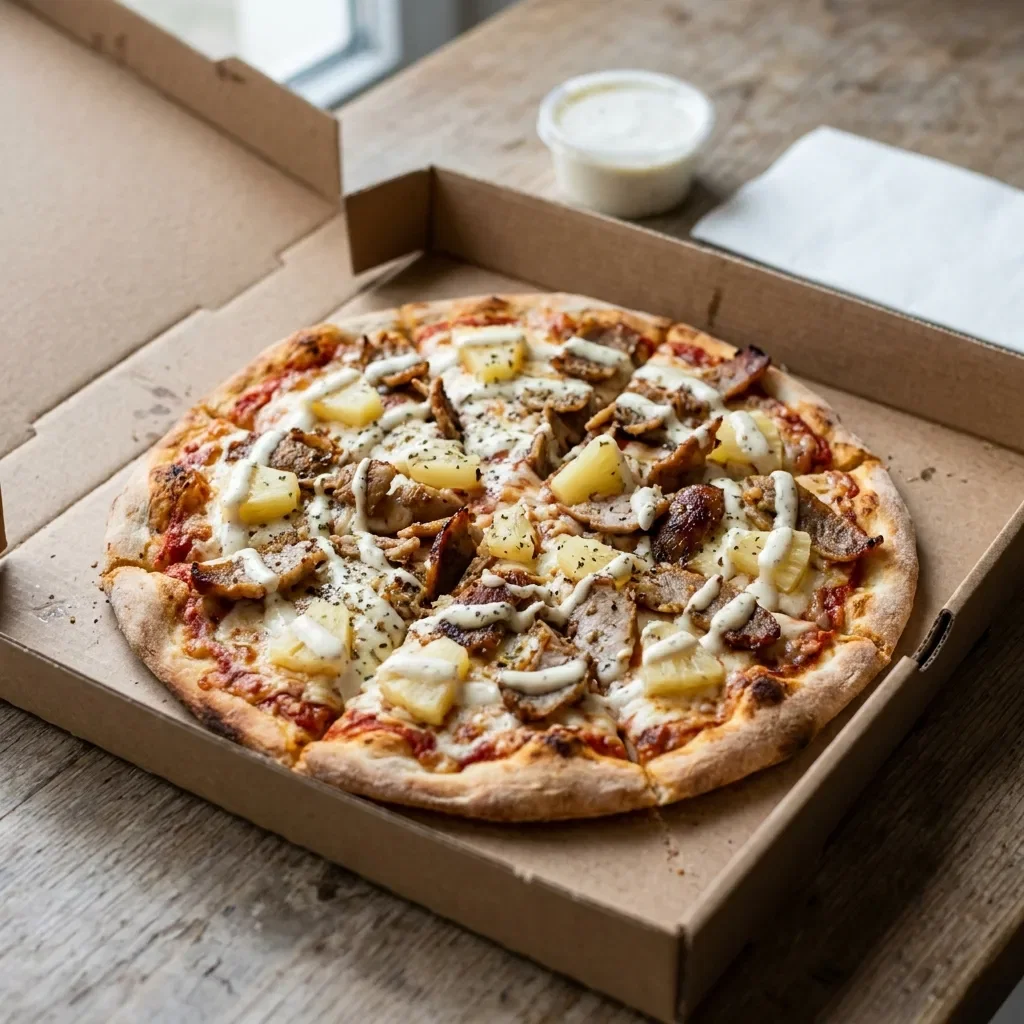 Pizza kebap hawai small