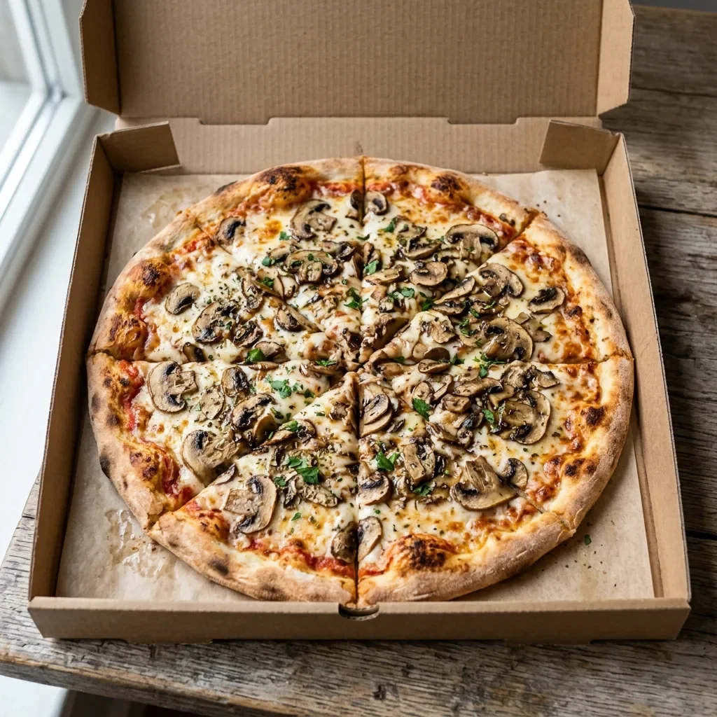 Pizza funghi large