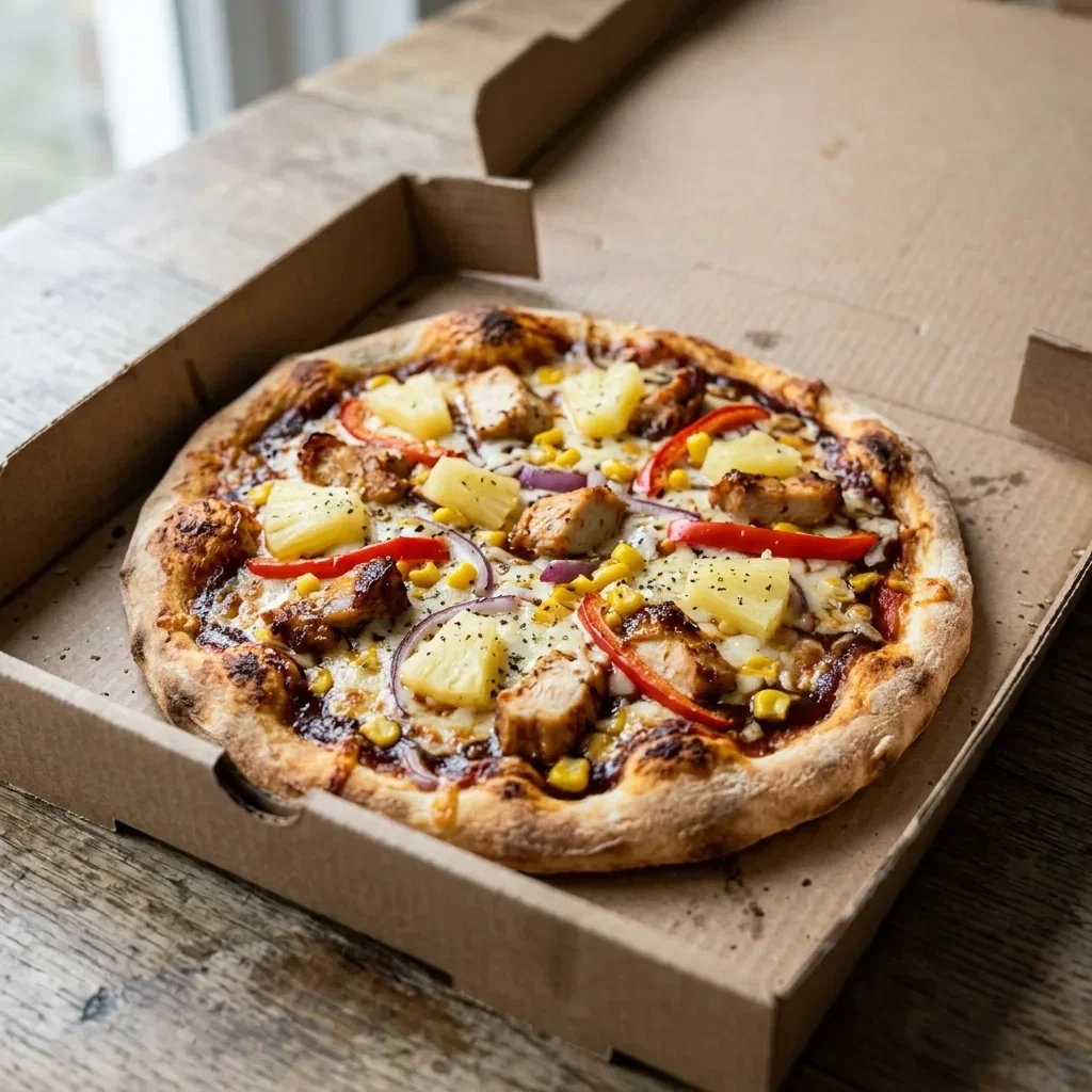 Pizza bbq hawai small
