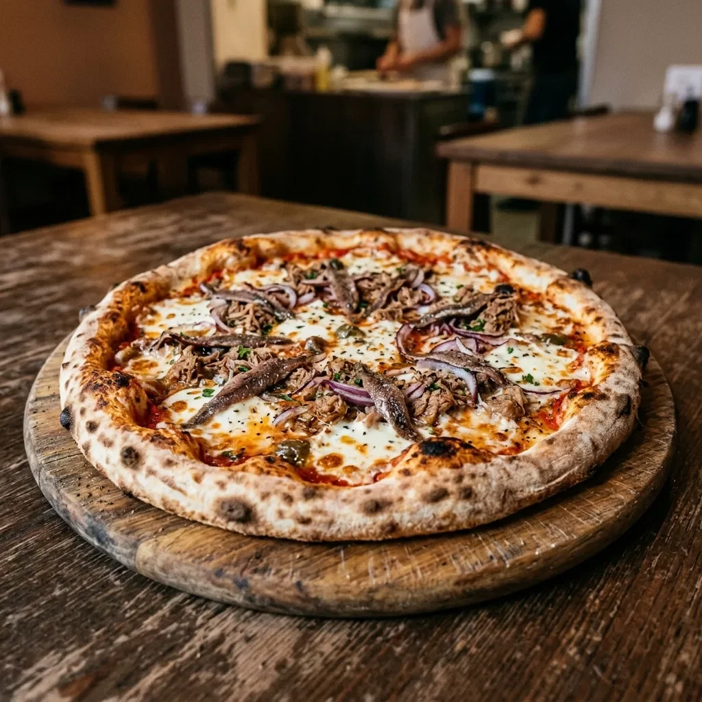Pizza multi fish medium