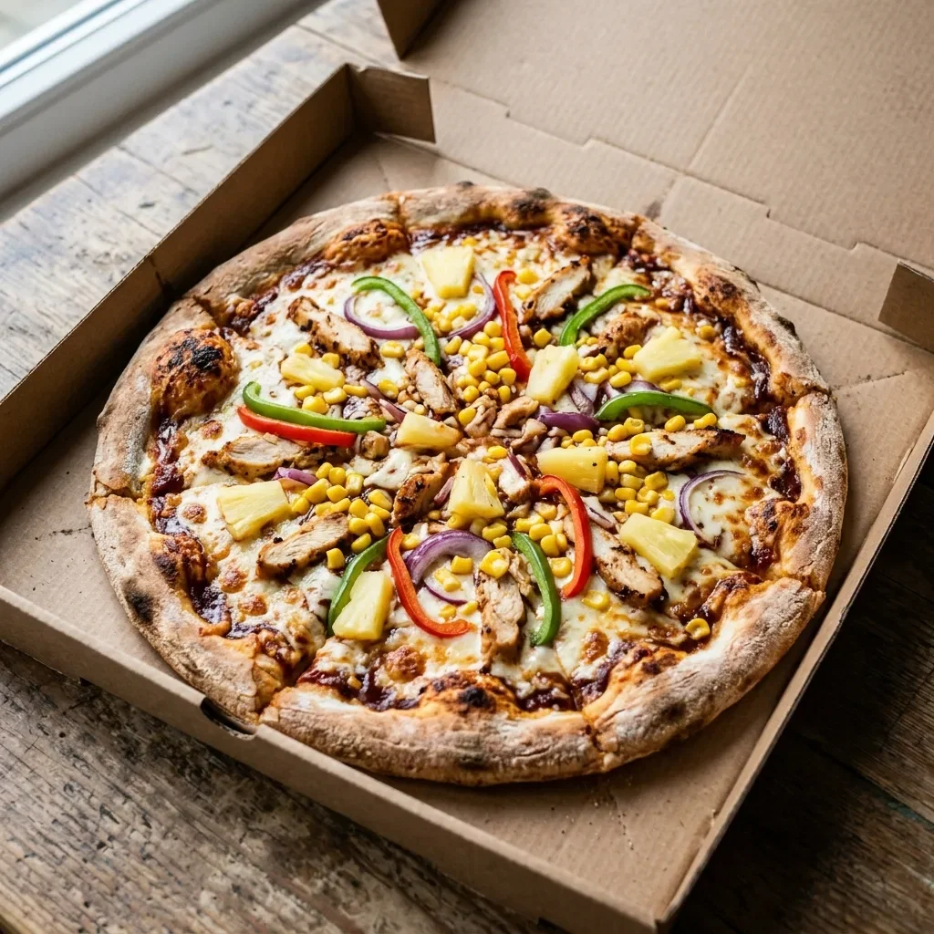 Pizza bbq hawai large