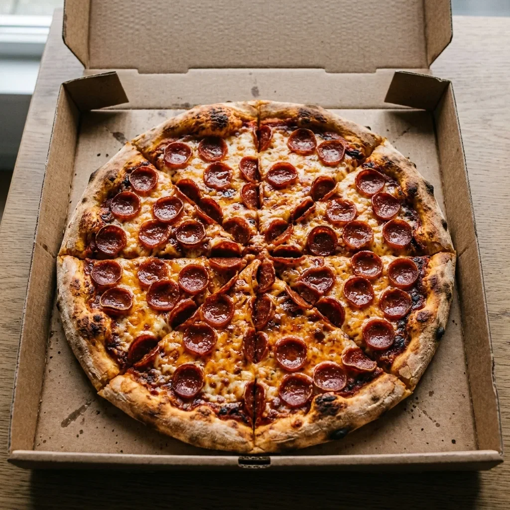 Pizza only pepperoni medium