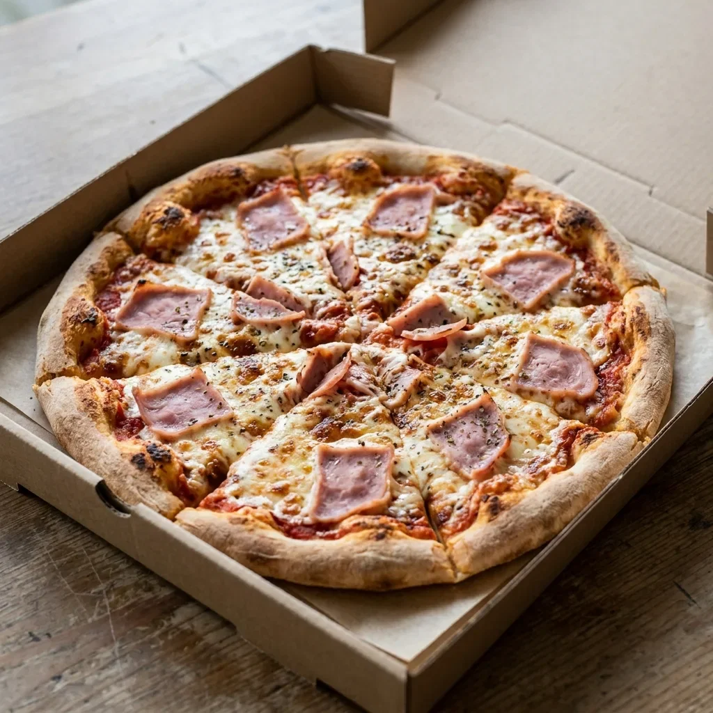 Pizza ham large