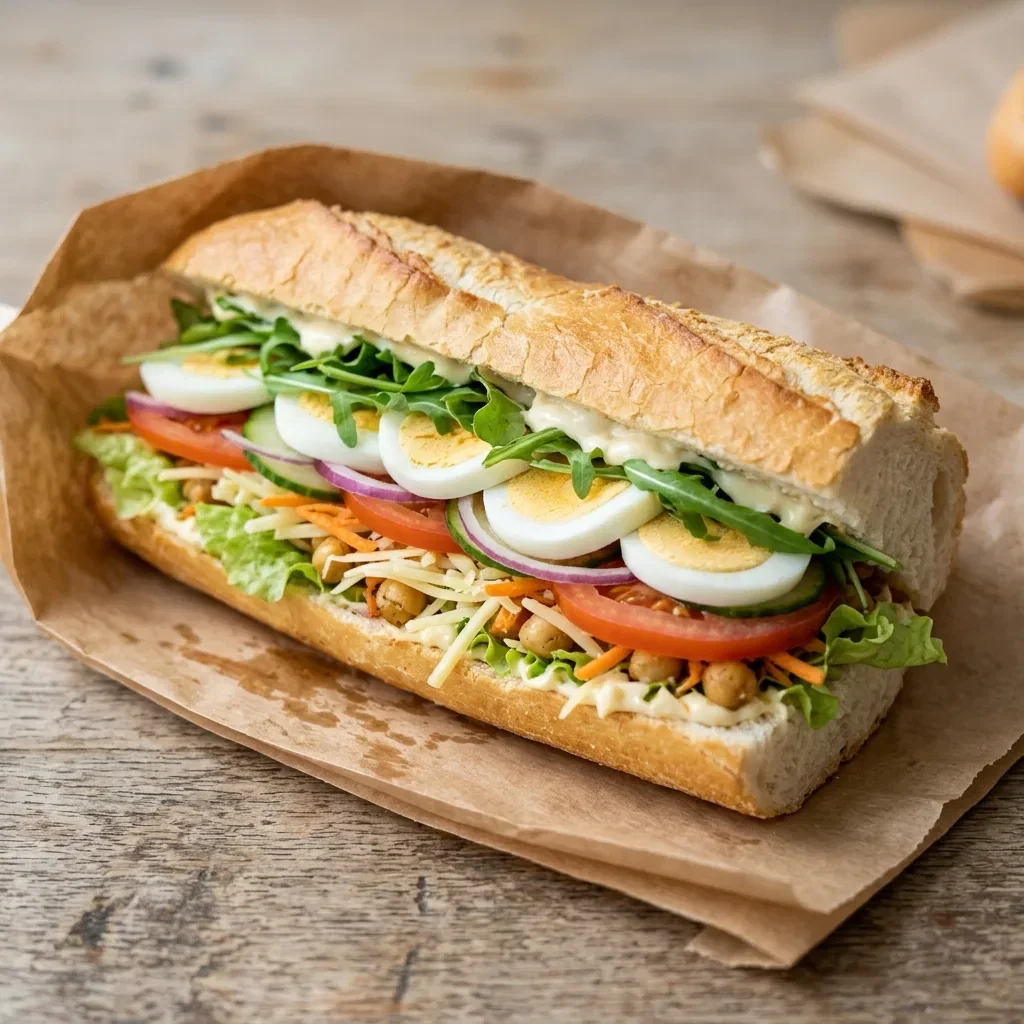 Broodje vegetarisch groot