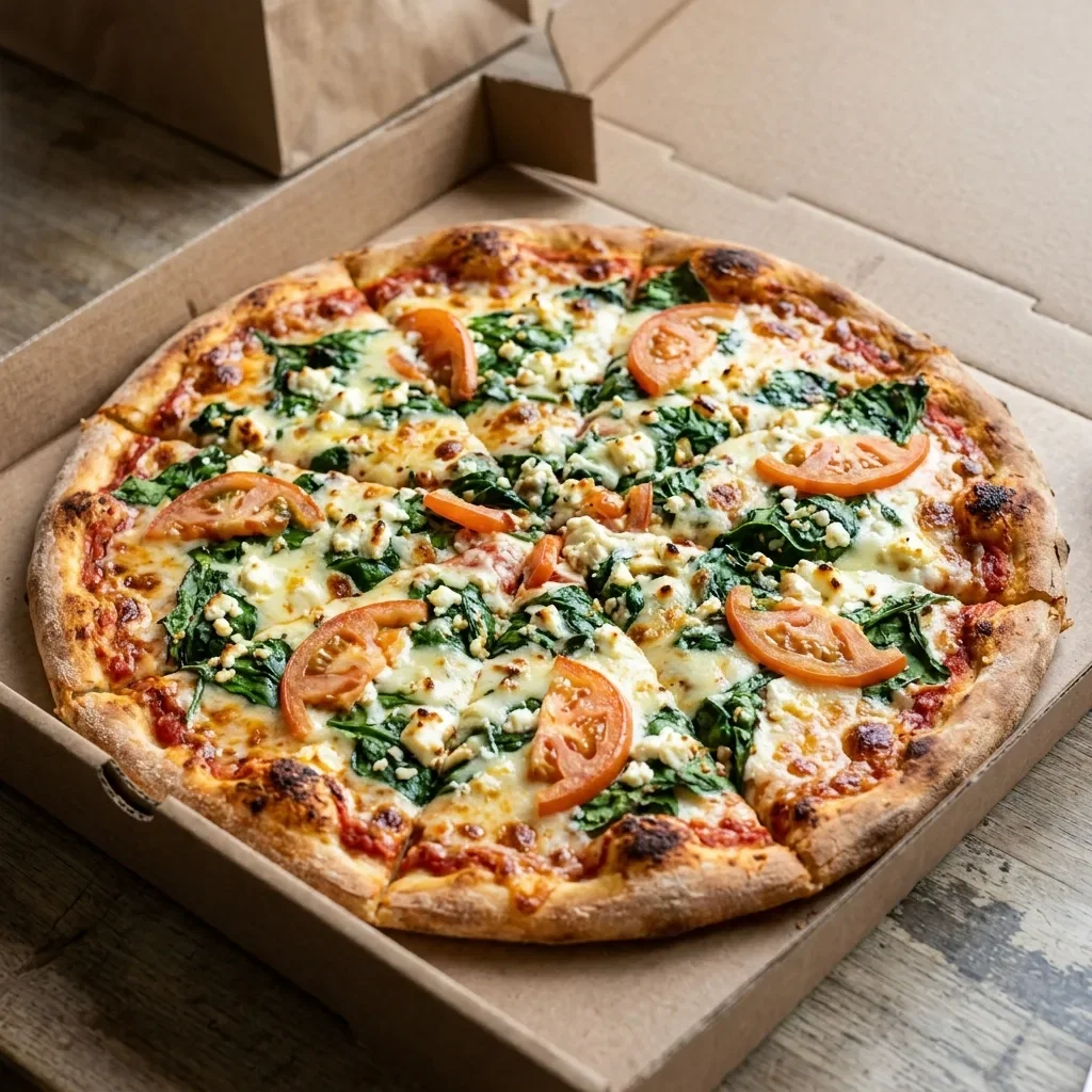 Pizza pizza spinazie large