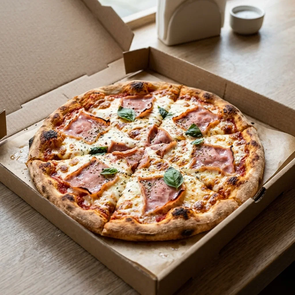 Pizza ham medium