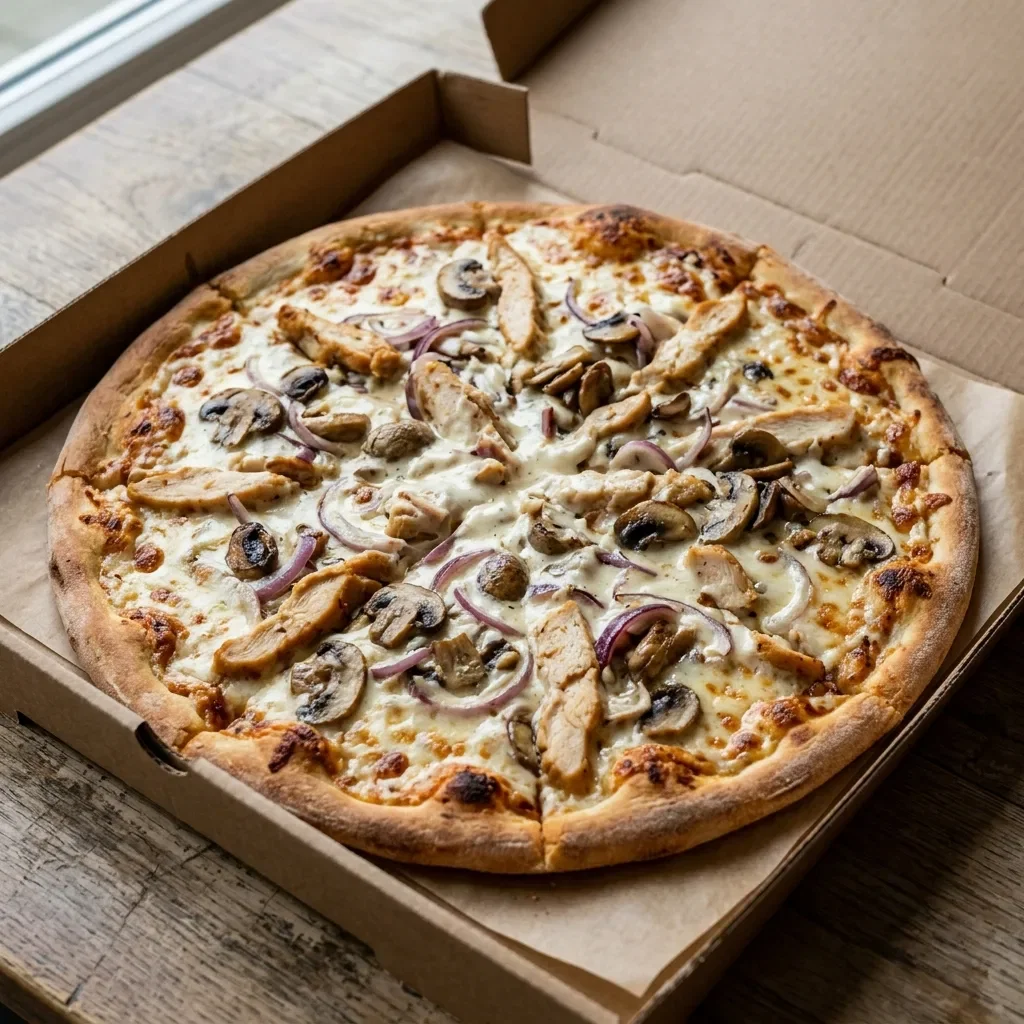 Pizza roomlie kip large