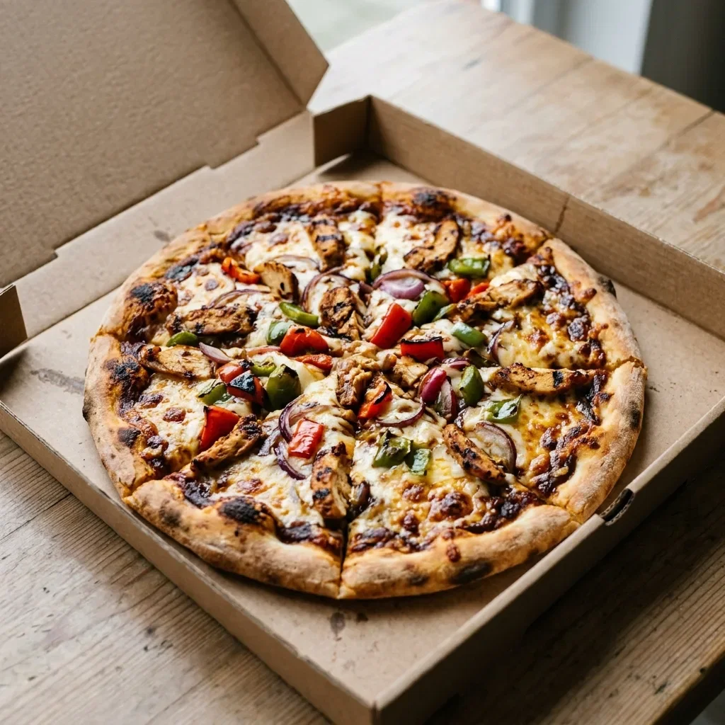 Pizza bbq chicken medium