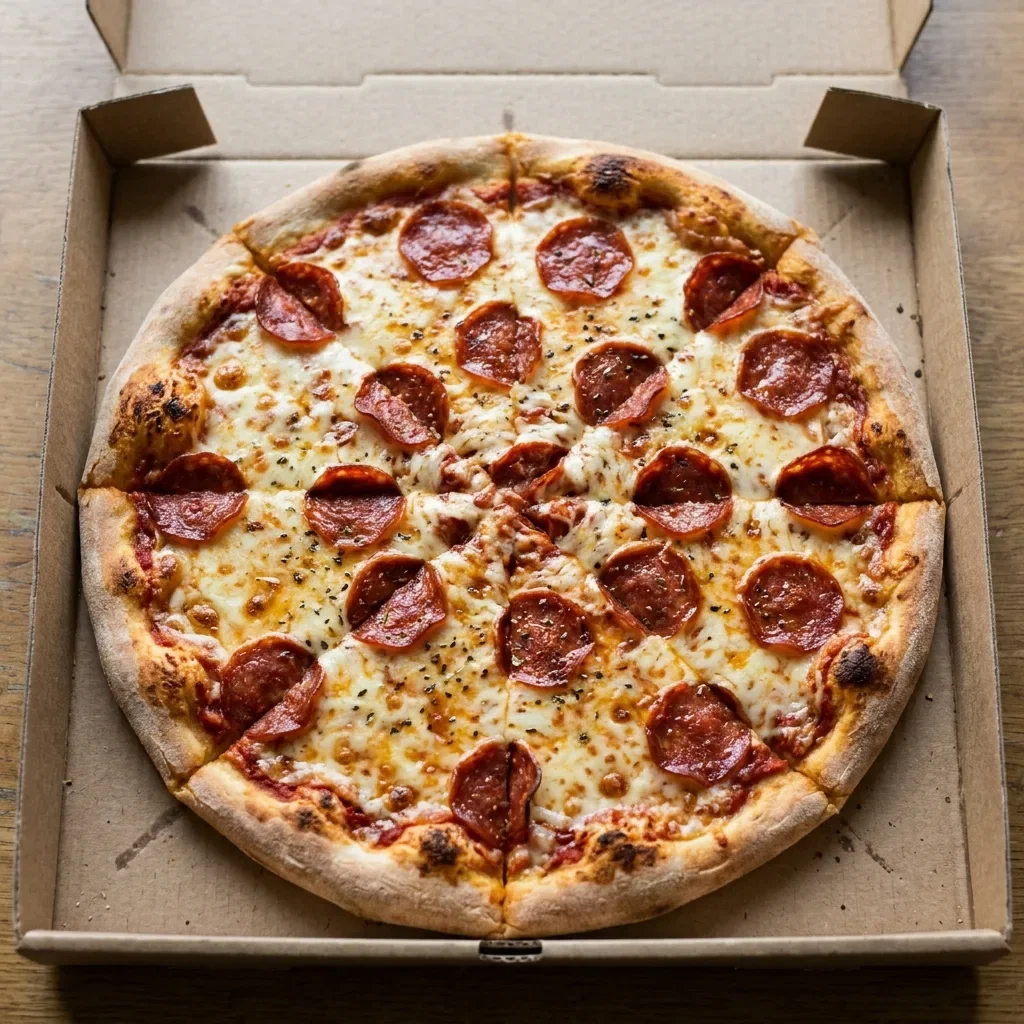 Pizza salami medium