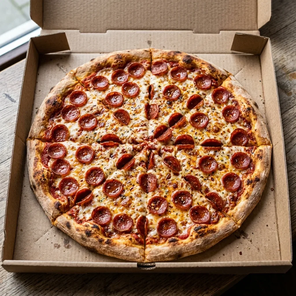 Pizza only pepperoni large