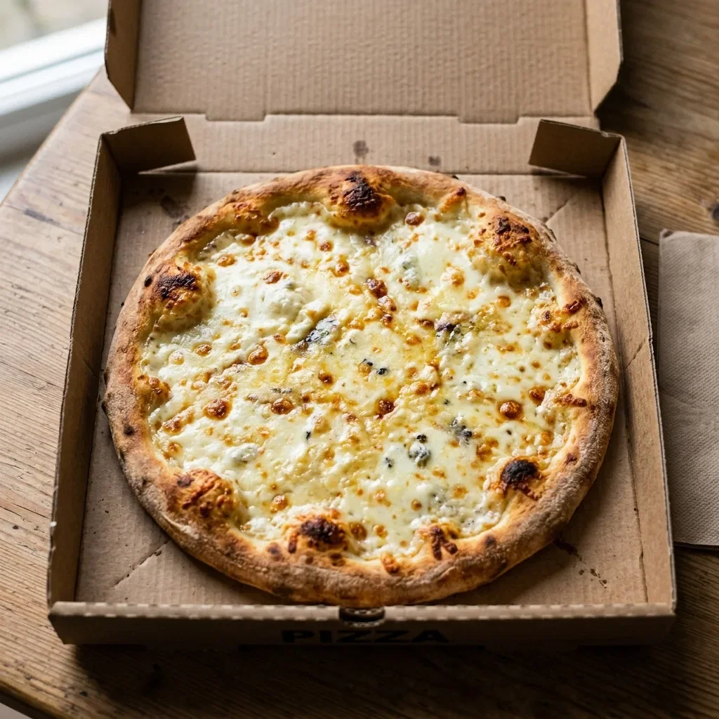Pizza creamy cheese small