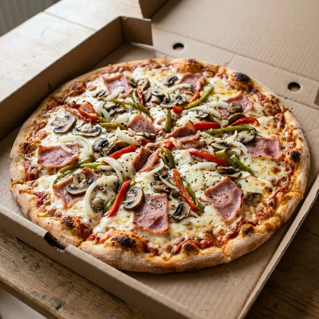 Pizza ham lovers large